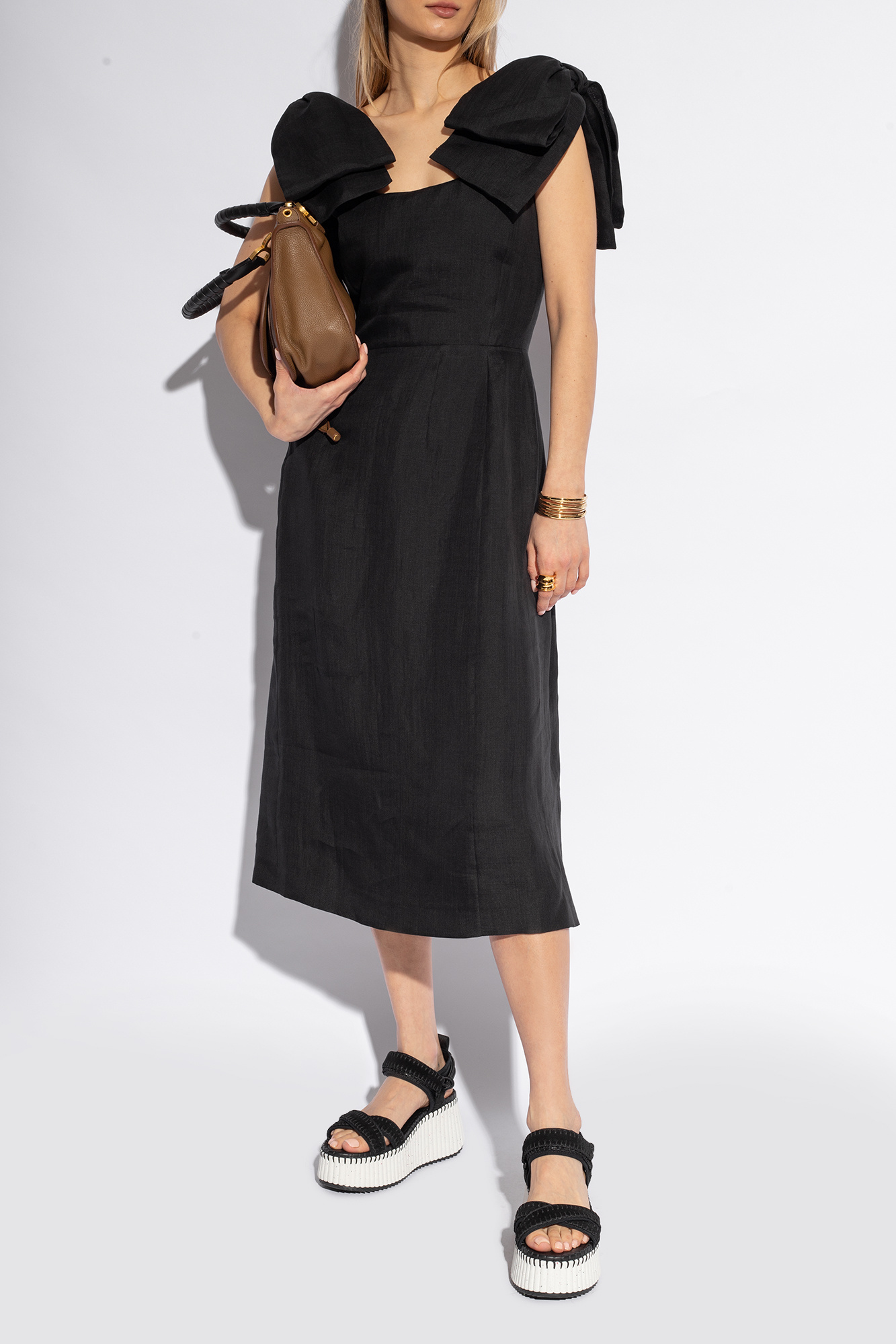 Black 'Nama' platform sandals Chloé - Vitkac AS